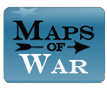 Maps of War Logo Advertisement